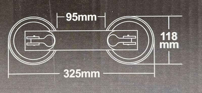 SHIND 2 Claw Glass Suction Plate