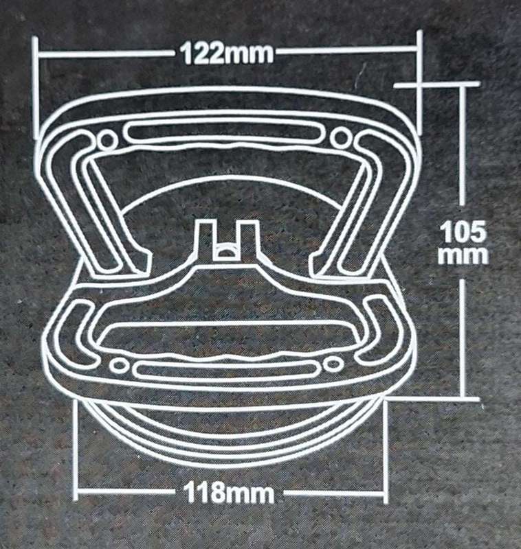 SHIND Claw Glass Suction Plate
