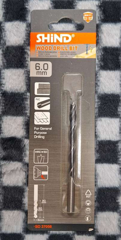Shind Wood Drill Bit - 6mm