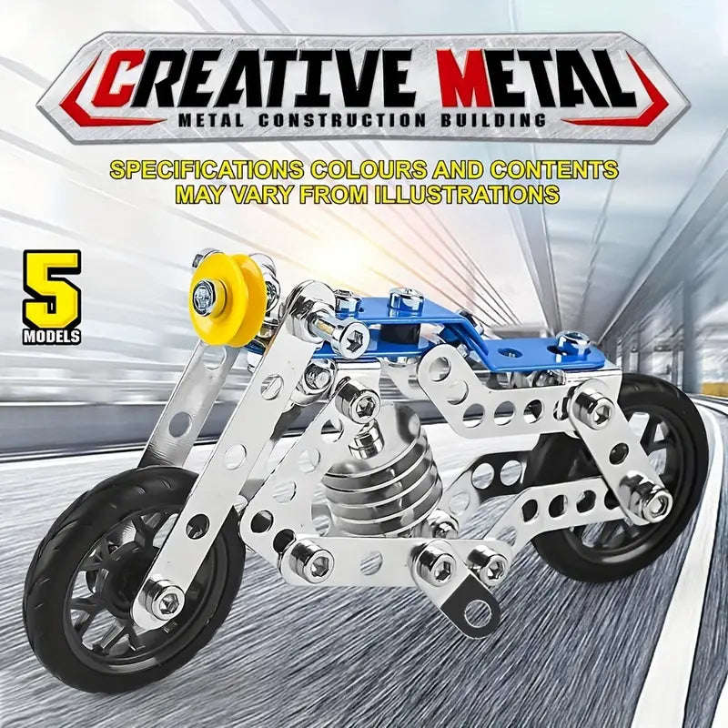 139pcs DIY Metal Puzzle Assembled Model Car