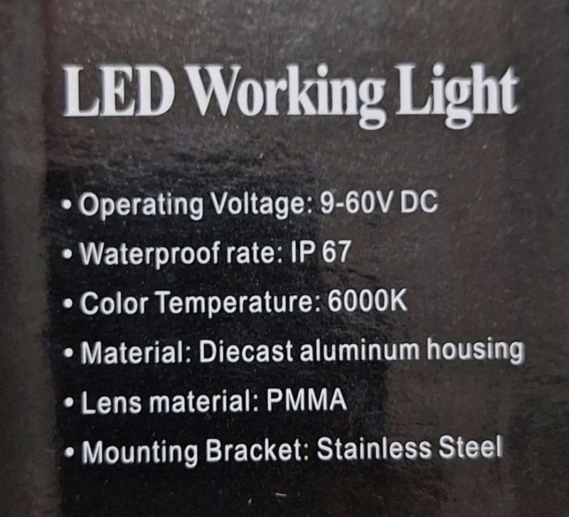 Powerful 84W 35mm LED Work Light for Vehicles  High Performance & Durability