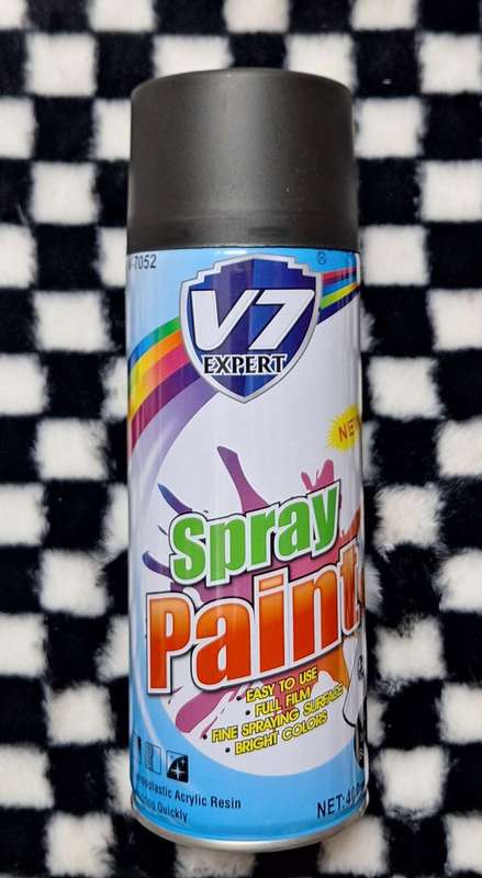 4 Matt Black Spray Paint - 400ml