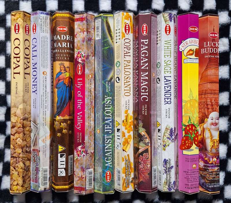 BULK BUY 11 RANDOM INCENSE STICKS