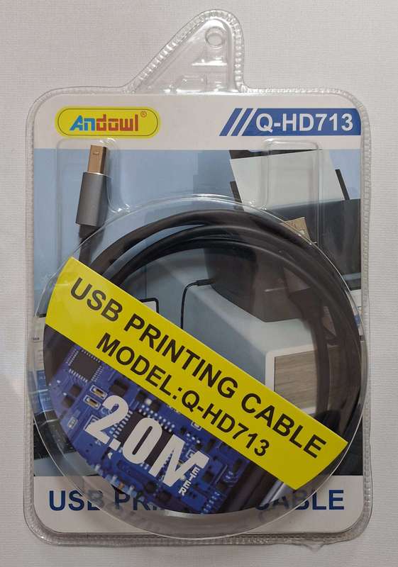 USB Printing Cable to USB 2m  Reliable and Efficient Connectivity