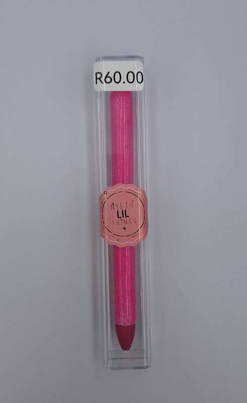 Custom Made Glitter and Resin Gel Pen