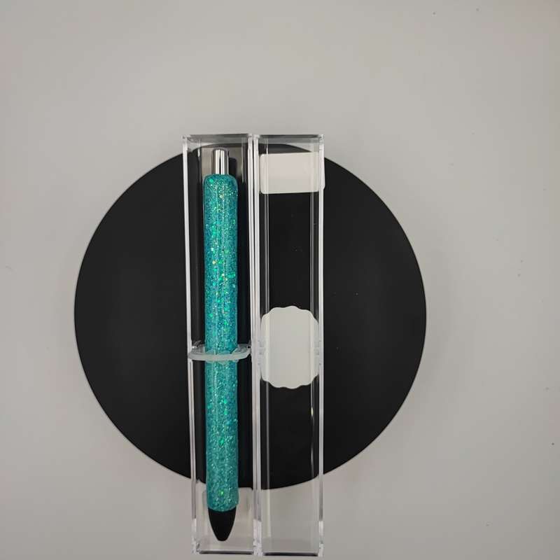Custom Made Glitter and Resin Gel Pen
