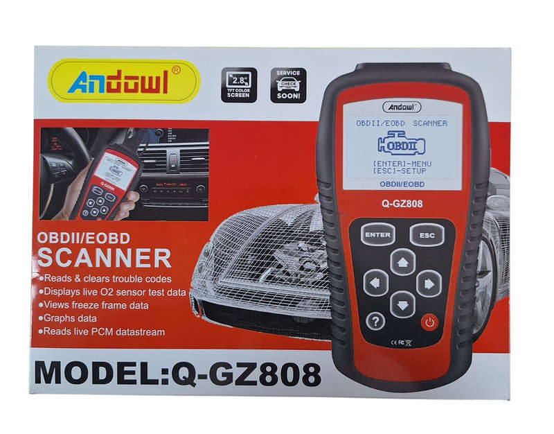 Plug & Play Car Code Reader  Andowl OBD2/EOBD Auto Scanner