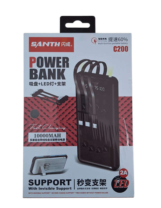 Ultimate 10000mAh Multifunctional Power Bank  Fast Charging, Multi-Device Compatibility & Comp...