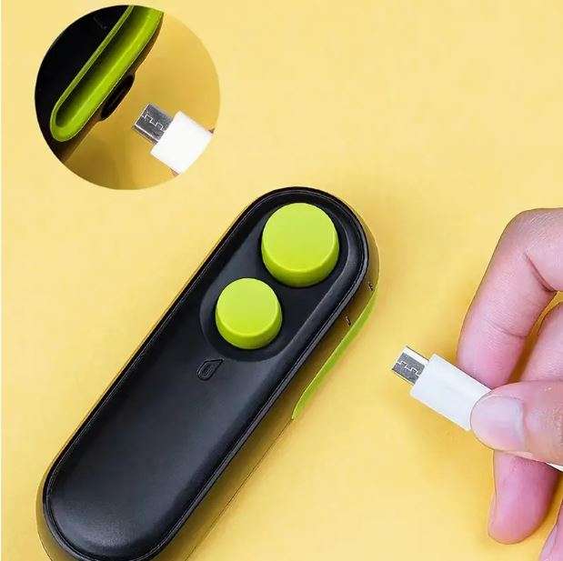 Mini Sealer Machine, Portable Bag Opening Function 2-in-1 Sealer