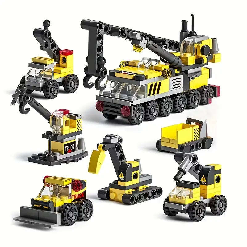 142pcs City Engineering Building Blocks Set