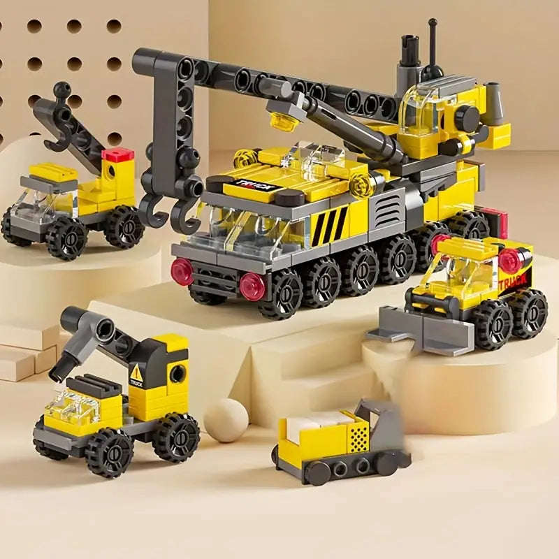 142pcs City Engineering Building Blocks Set