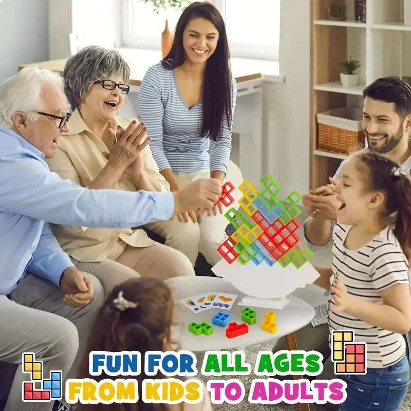 48pcs Fun Balance Stacking Building Blocks Board Game