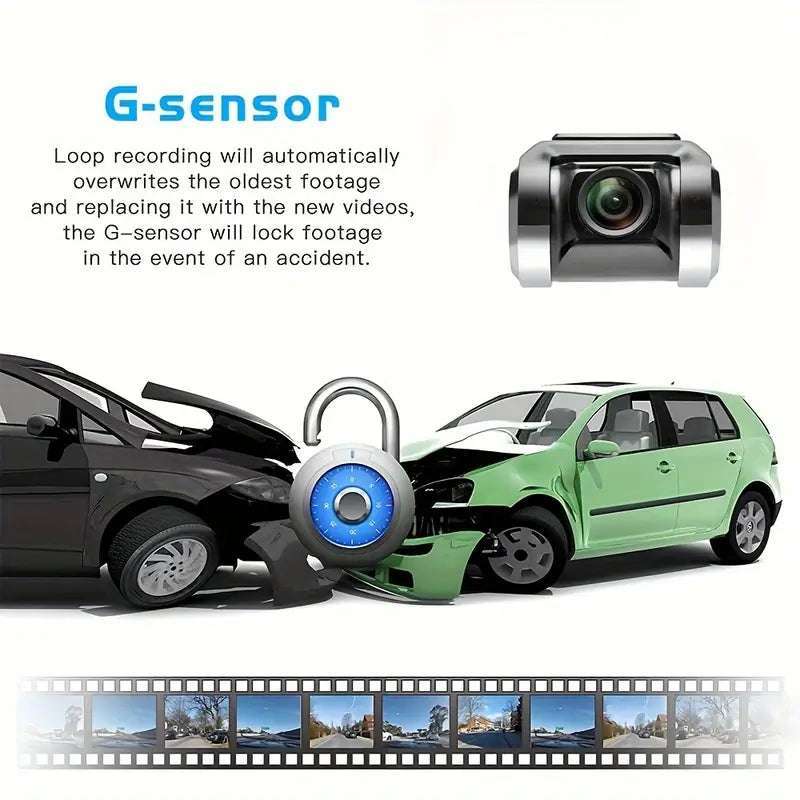 720P HD On-Dash Car DVR Camera for Car Android Radio