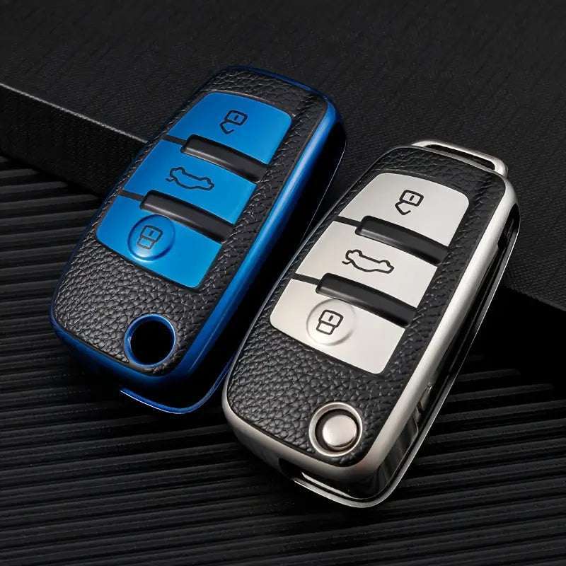 TPU Car Key Case Cover for Audi Flip Key