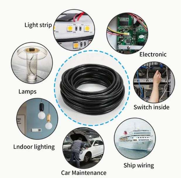 1pc 26 Gauge 2 Core Electrical Wire, 26AWG 30.5M