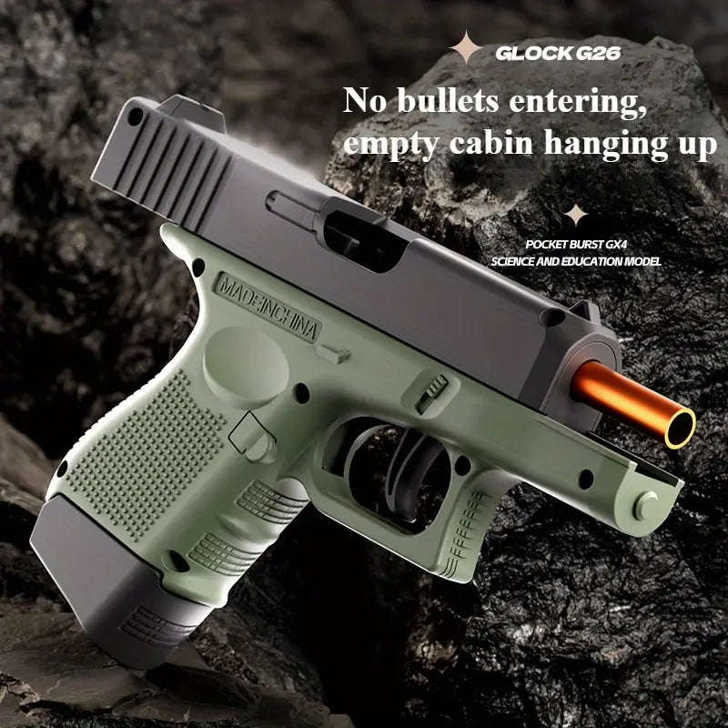 Glock-Style Manual Handheld Launcher Toy
