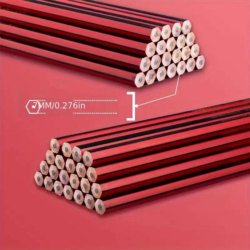Kalour 50pcs Hb Pencils With Top Erasers