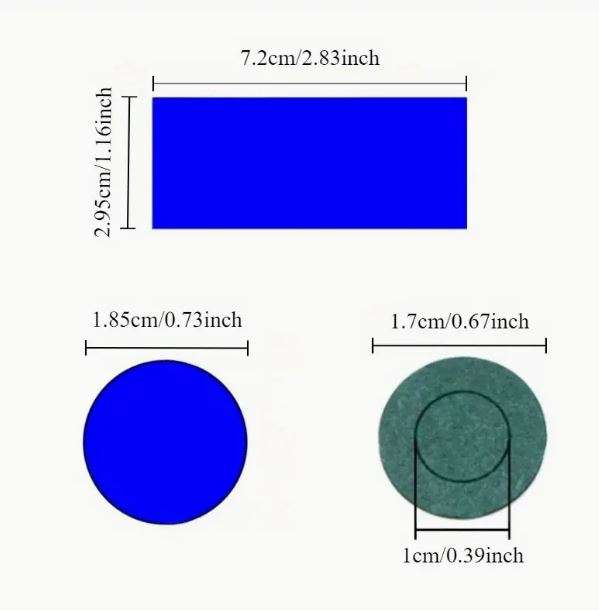 100-Piece Mixed Color Heat Shrink Tubing & Barley Paper Rings Set for 18650 Lithium Cells