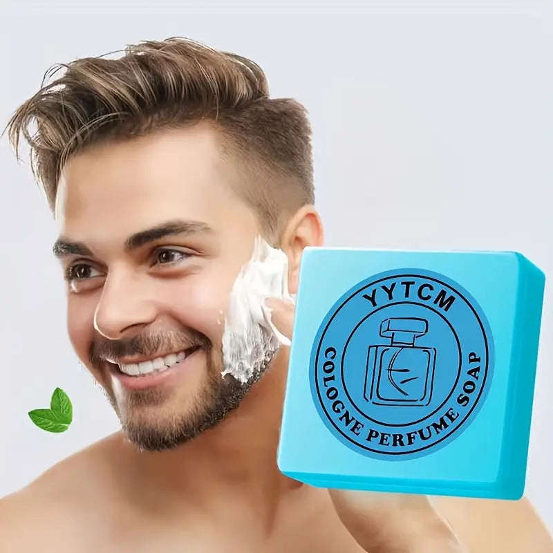 1pc Men's Cologne Scented Soap