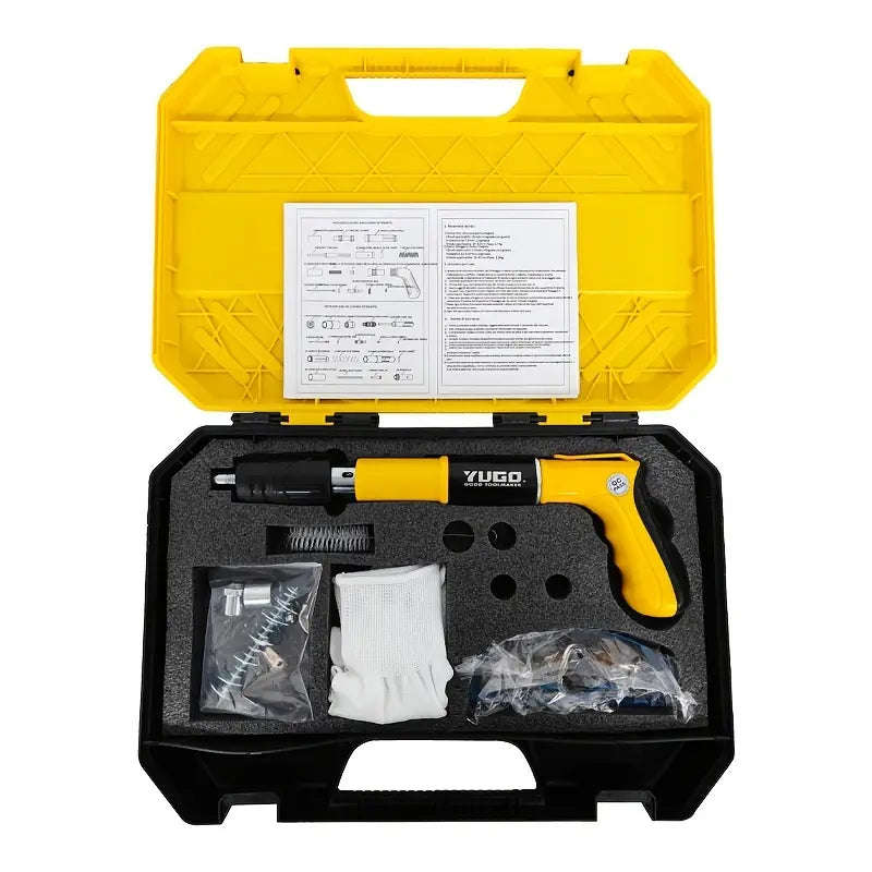 Portable Nail Gun Set for Steel Structures & Ceiling Fastening
