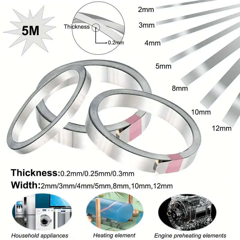 5M Nickel-Chromium Alloy Flat Strip Gasket for Sealing Machine