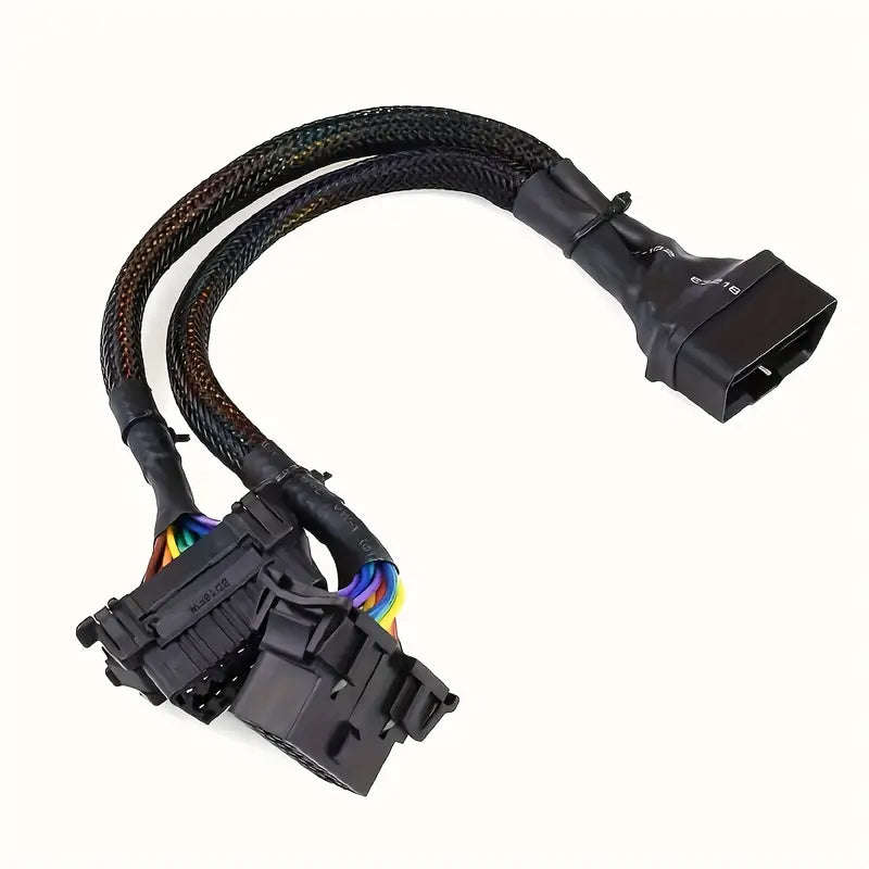 16-Pin OBD II Splitter Extension Cable