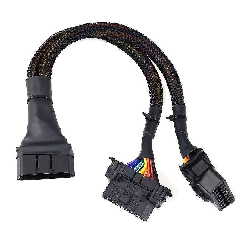 16-Pin OBD II Splitter Extension Cable