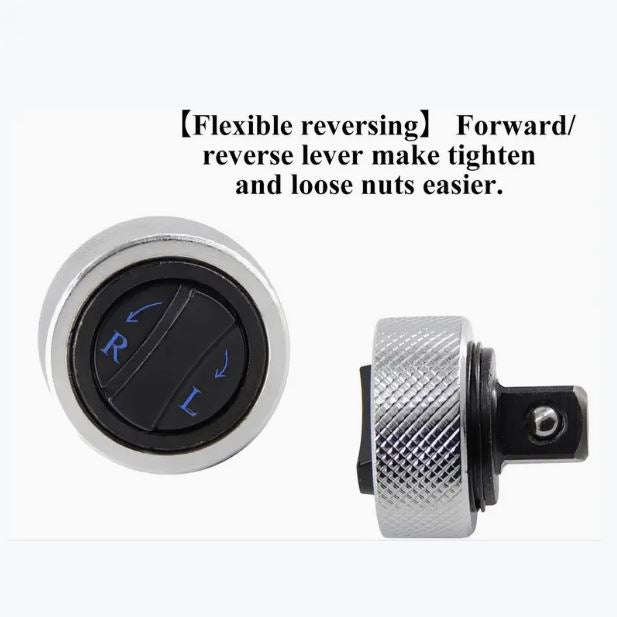3-Piece Reversible Thumbwheel Ratchet Wrench Set