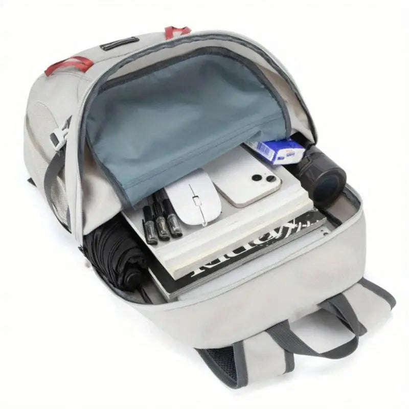 1pc Double Shoulder Backpack Multifunctional Large Capacity Travel Bag