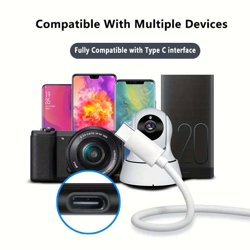 Extra Long 10Meter USB-C Fast Charging Cable for Samsung Xiaomi Huawei Honor OPPO VIVO Oneplus