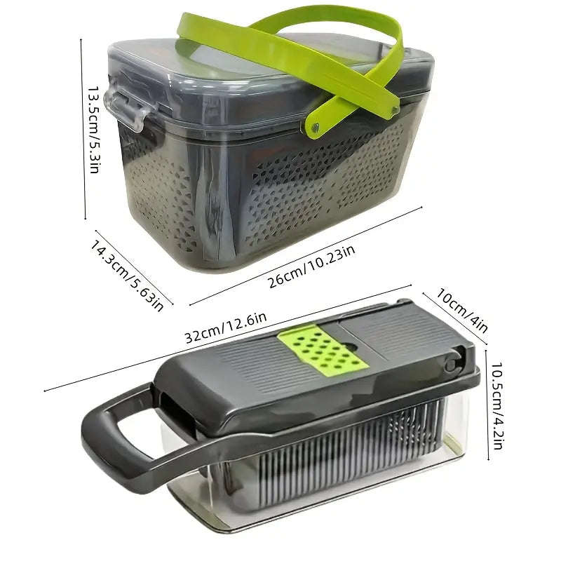 16Pc Combination Kitchen Vegetable Processing Kit
