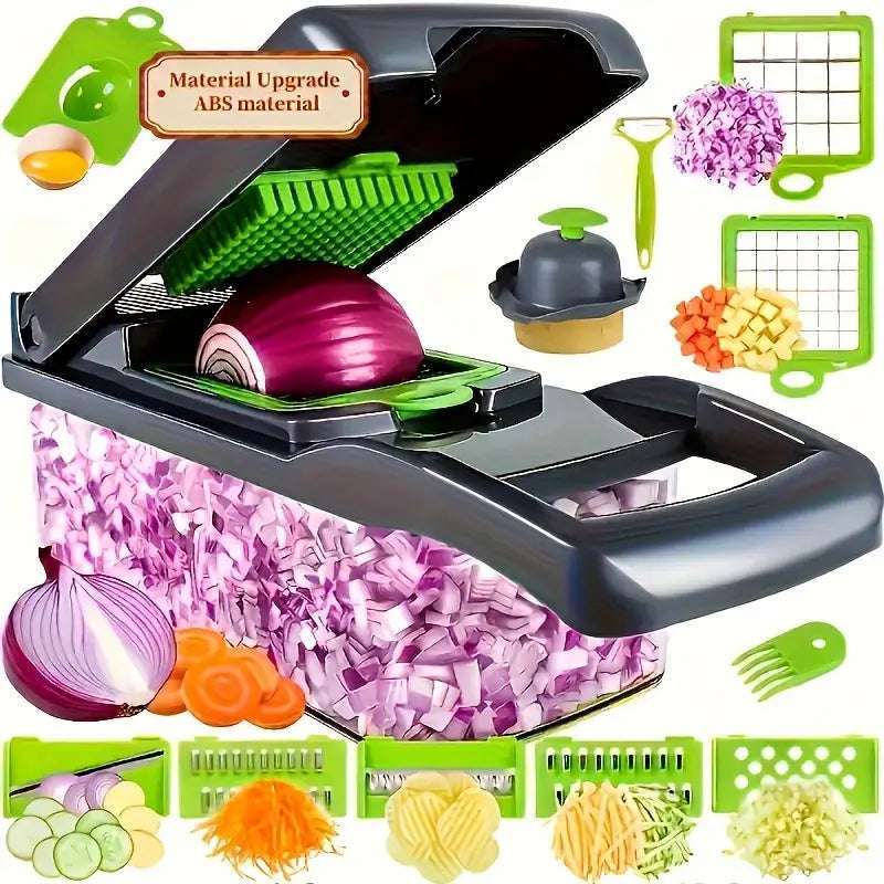 16Pc Combination Kitchen Vegetable Processing Kit