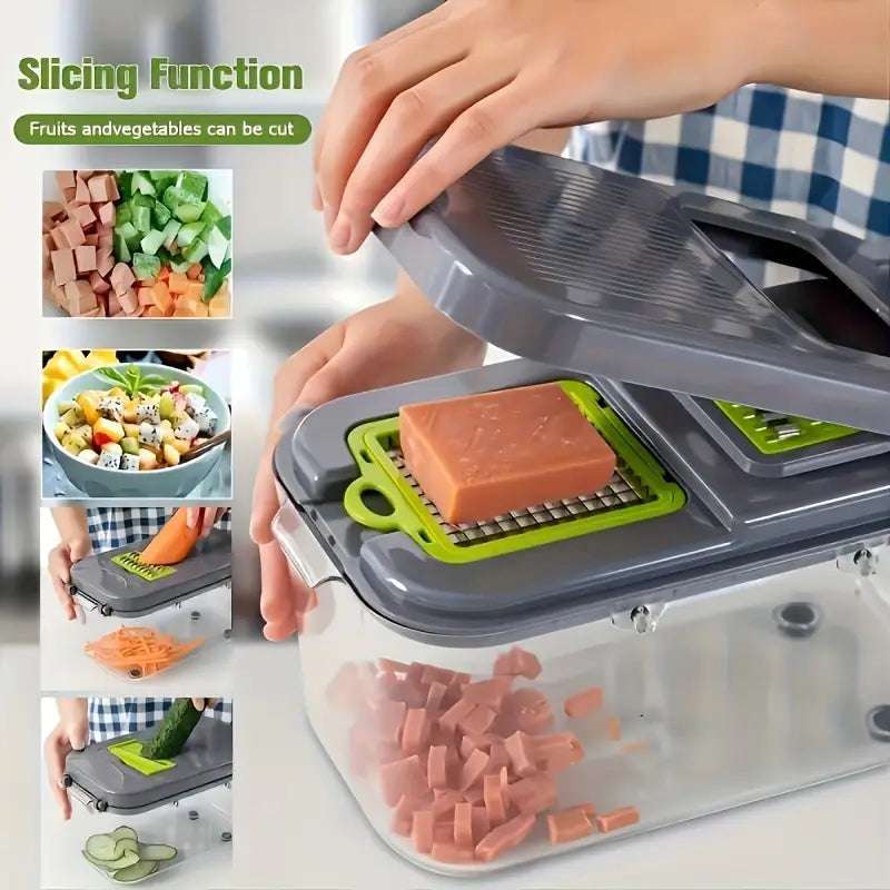 16Pc Combination Kitchen Vegetable Processing Kit