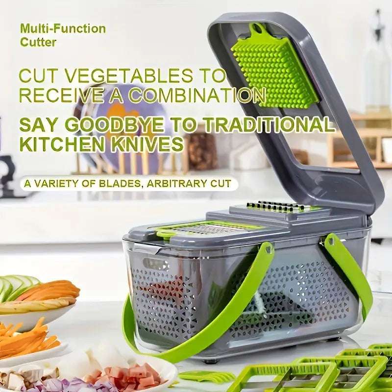 16Pc Combination Kitchen Vegetable Processing Kit