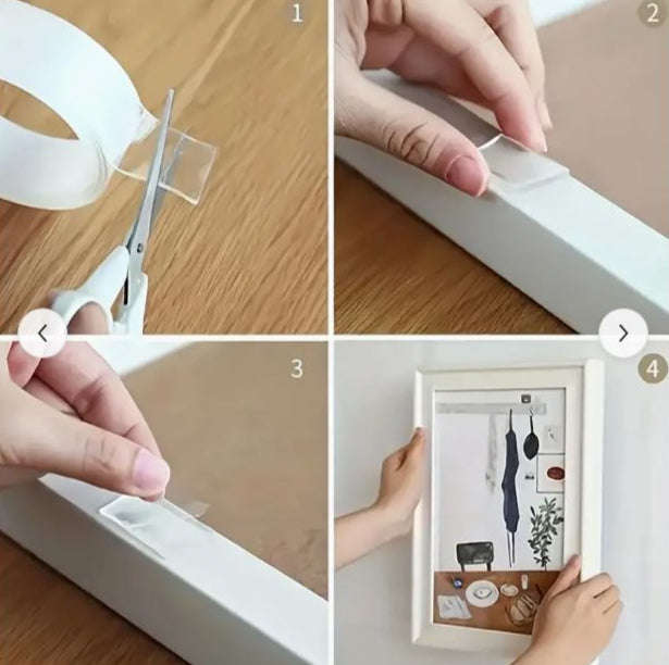 1m Double-sided Adhesive, High Viscosity Transparent Nano Acrylic Adhesive Tape