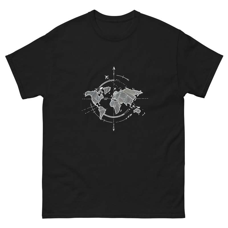 Adventure World Map Tee