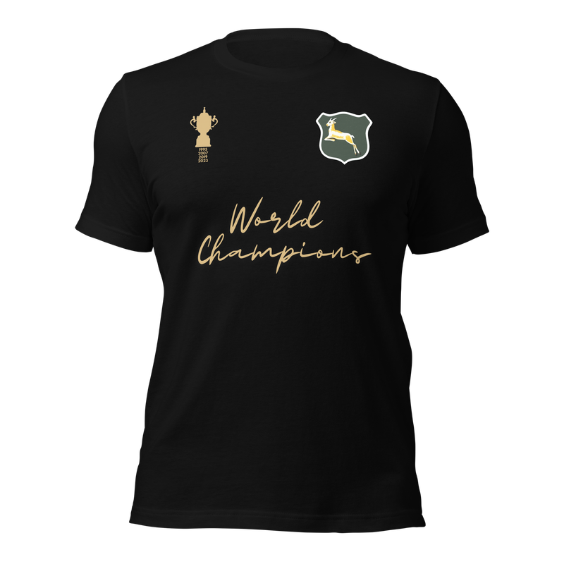 Springboks  Retro Rugby World Champions 2023 Tee!