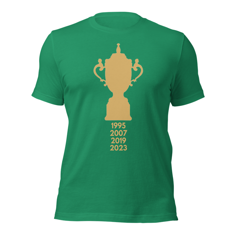 Web Ellis Springboks 2023 Rugby World Cup Winners Tee