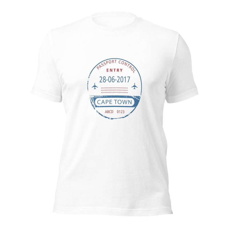 Cape Town Passport Control Stamp Tee