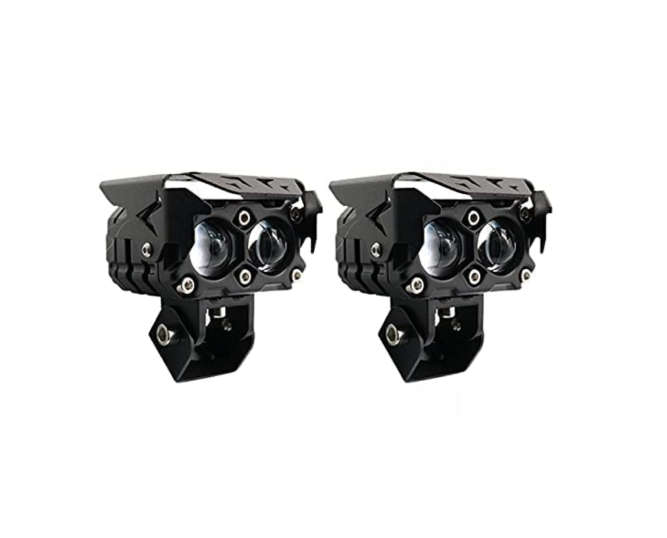 Motorcycle LED Spotlight Dual Lense Set