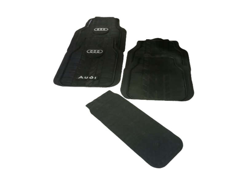 5 Piece Car Floor Mats and Liners with Audi Logo