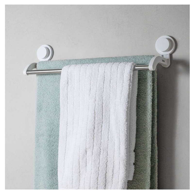 Double Rail Towel Holder Rack With Suction Cups