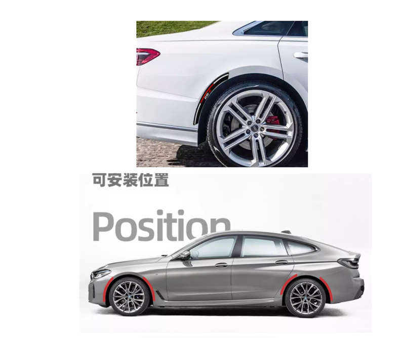 Decorative Anti-Collision Strips for Bumper/Wheel Eyebrow
