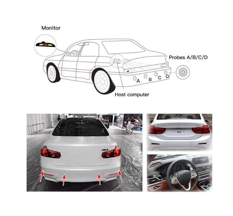Car Parking Sensor with LCD Display