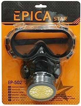 Chemical Respirator with Eye Protection