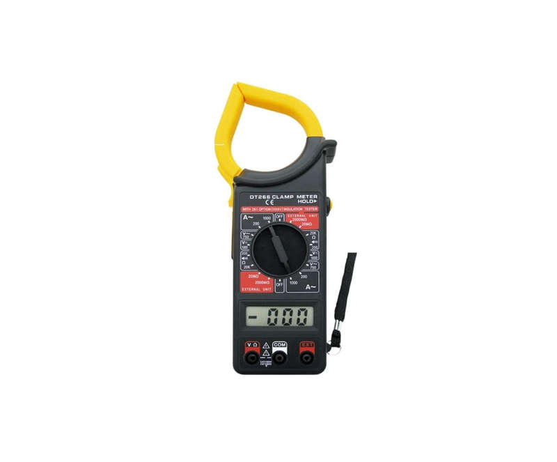Clamp Jaw Digital Multimeter - Yellow
