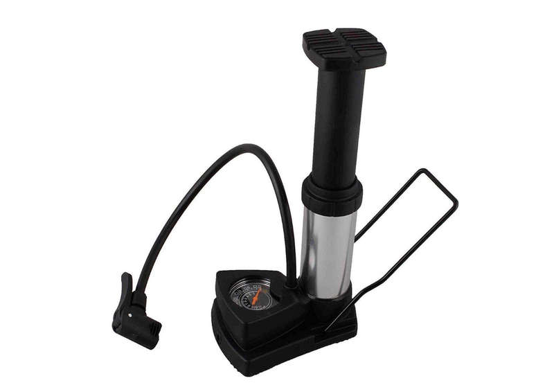 Mini Foot Pump Tire Inflator With Pressure Gauge