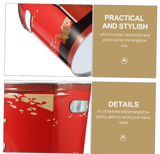 Red, White Iron Beverage Tubs