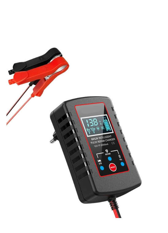 6V12V Smart Battery Intelligent Car Pulse Repair Charger