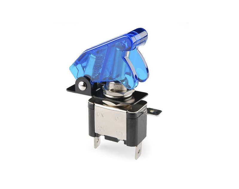 Switch Blue Toggle Illuminating LED Tip Racing